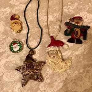 5-pc Santa jewelry variety set